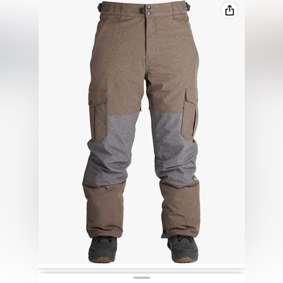 Ride snowboards soft shell pants phinney men’s size medium waterproof